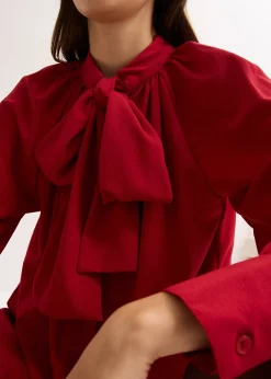 Robe-chemise à col lavallière