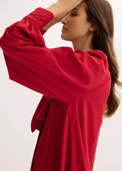 Robe-chemise à col lavallière