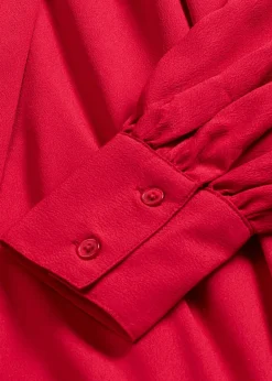 Robe-chemise à col lavallière