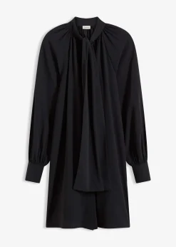 Robe-chemise à col lavallière