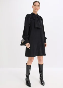 Robe-chemise à col lavallière