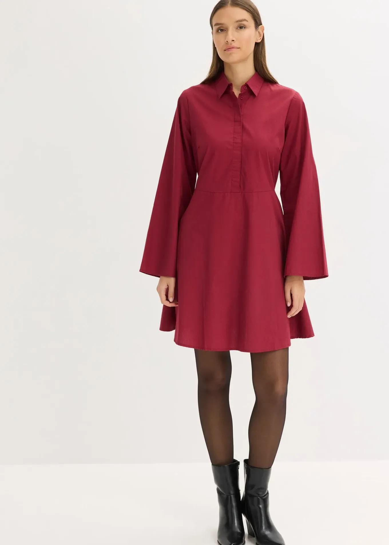 Robe-chemise 100% coton