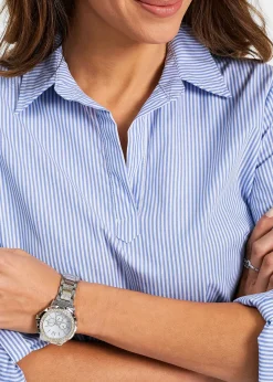 Robe-chemise 100% coton