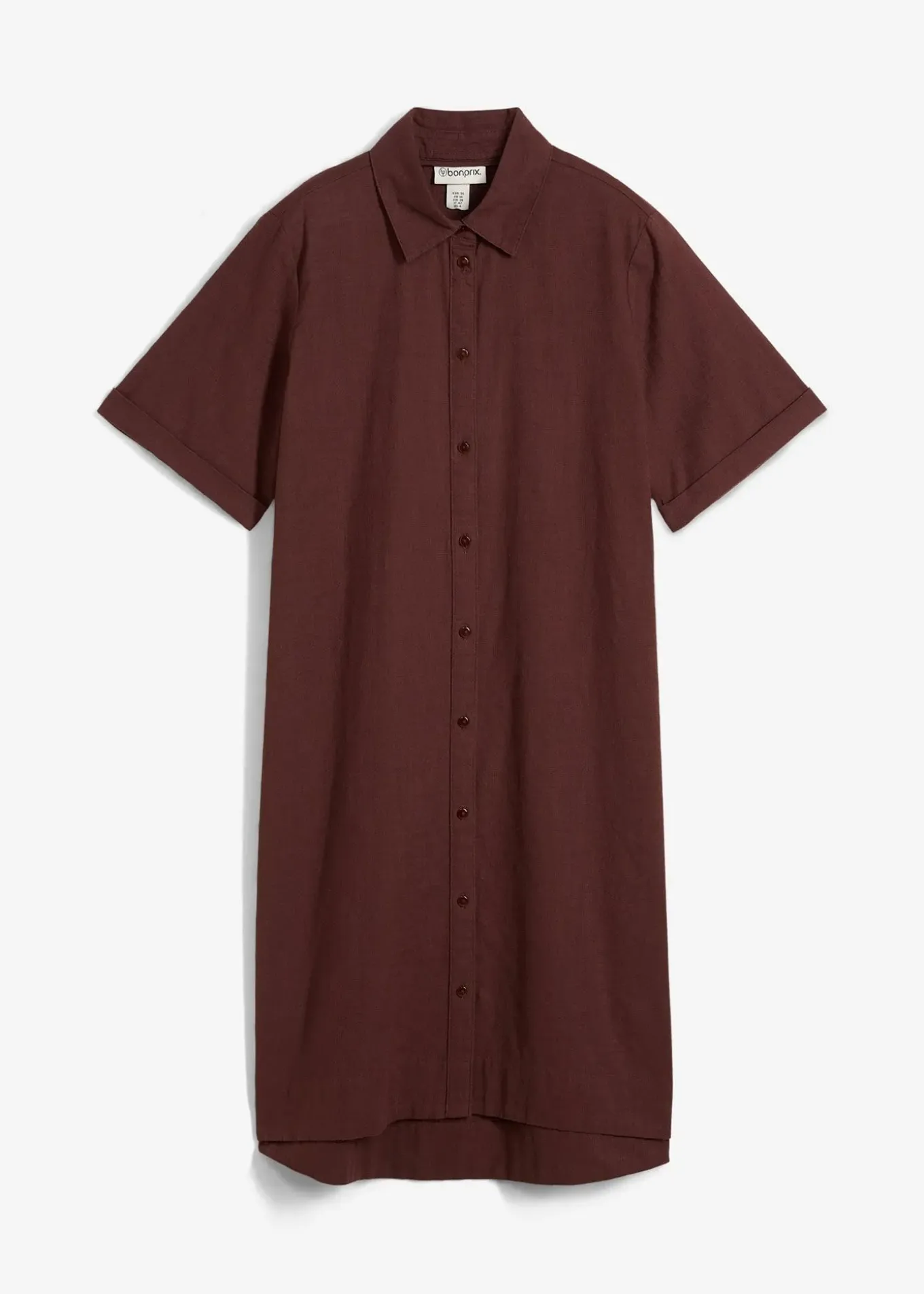 Robe-chemise 100% coton