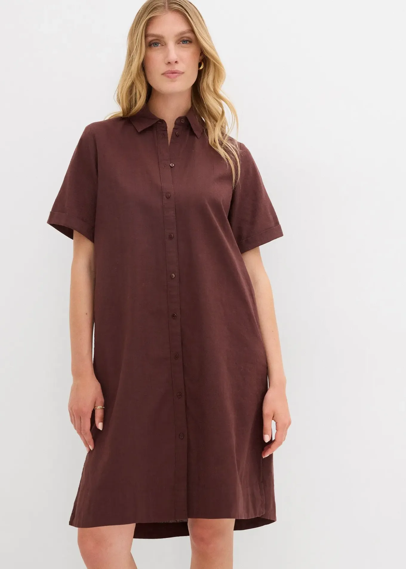 Robe-chemise 100% coton