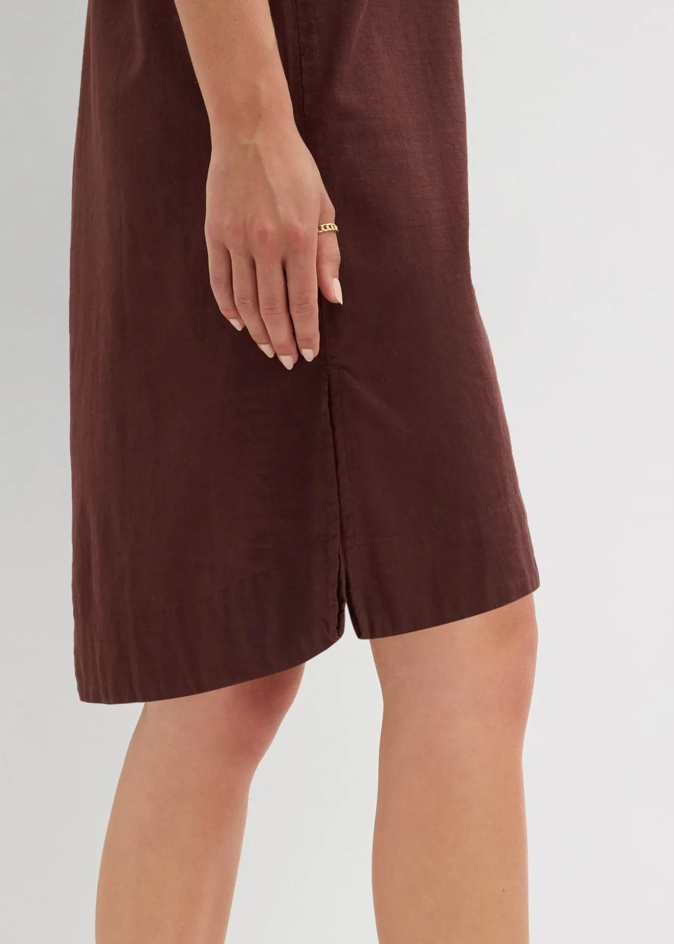 Robe-chemise 100% coton