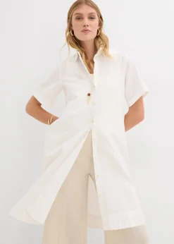 Robe-chemise 100% coton