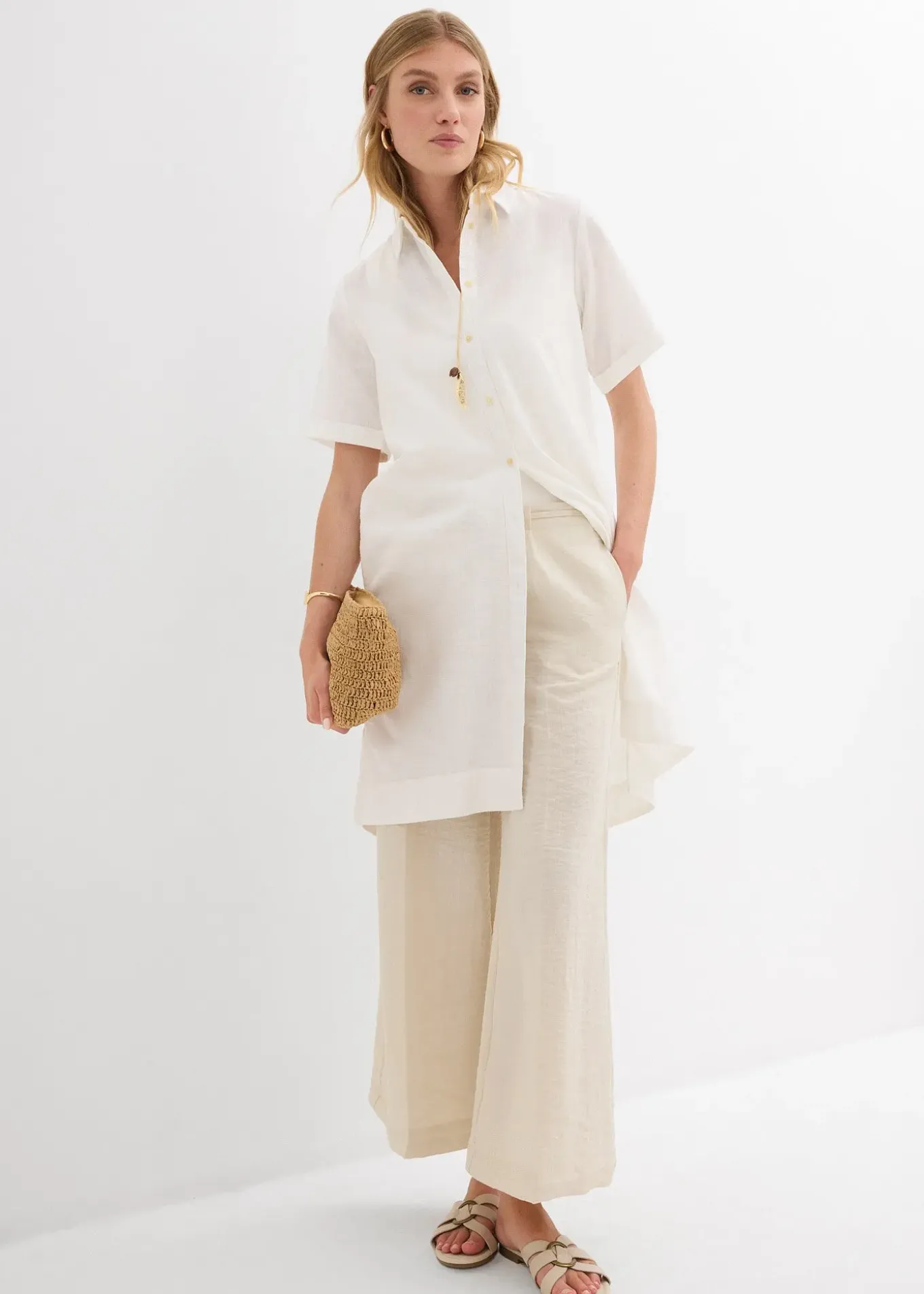 Robe-chemise 100% coton