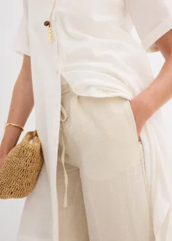 Robe-chemise 100% coton