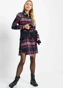 Robe-chemise 100% coton