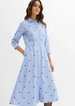 Robe-chemise 100% coton