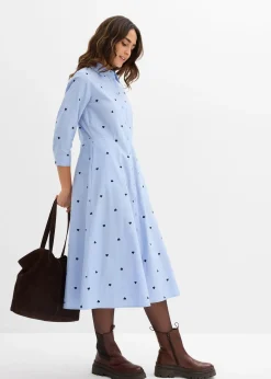 Robe-chemise 100% coton