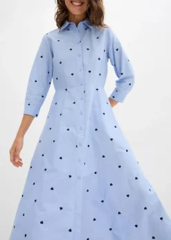 Robe-chemise 100% coton