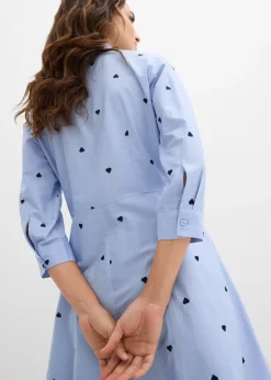 Robe-chemise 100% coton