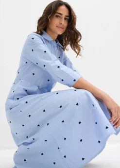 Robe-chemise 100% coton