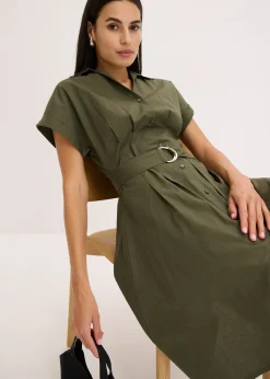 Robe-chemise 100% coton