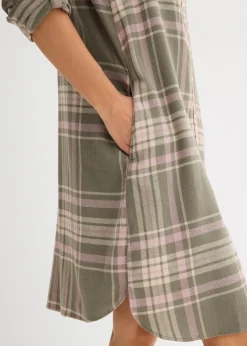 Robe-chemise 100% coton