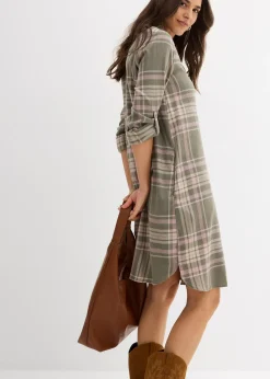 Robe-chemise 100% coton