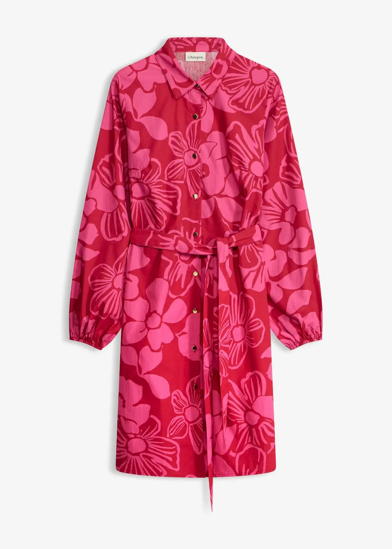 Robe-chemise 100% coton