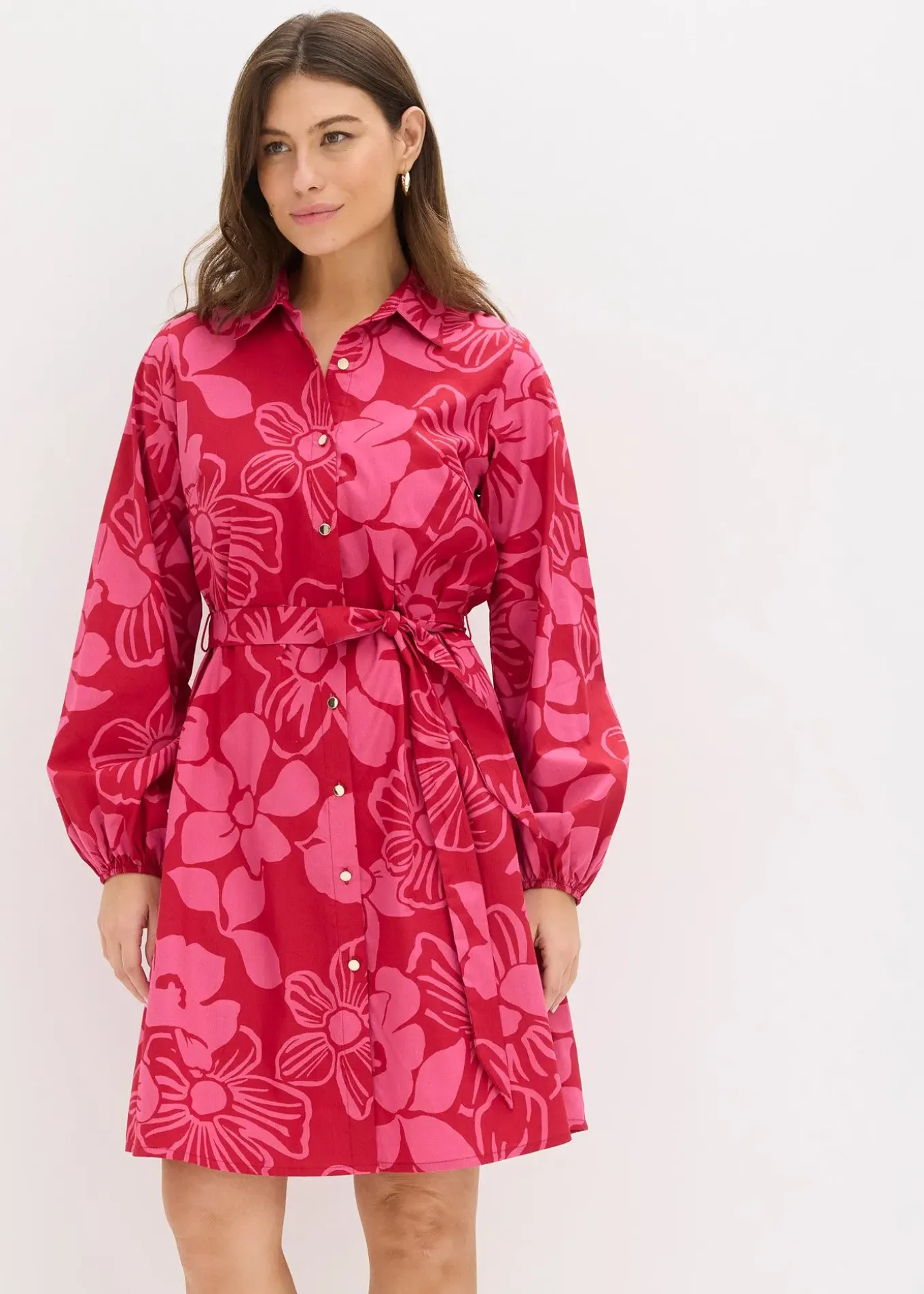 Robe-chemise 100% coton