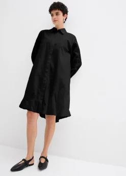 Robe-chemise 100% coton à base boule