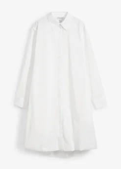 Robe-chemise 100% coton à base boule