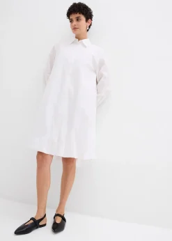 Robe-chemise 100% coton à base boule