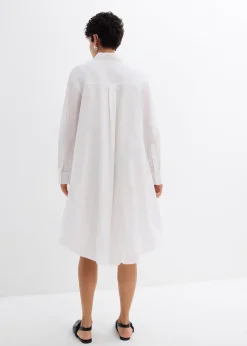 Robe-chemise 100% coton à base boule