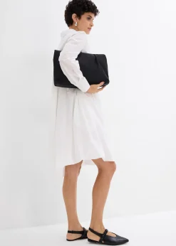 Robe-chemise 100% coton à base boule