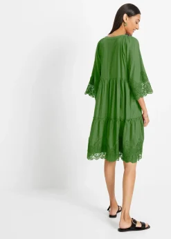 Robe-chemise à dentelle