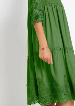 Robe-chemise à dentelle