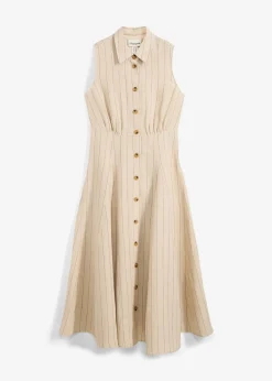 Robe-chemise, 100% lin