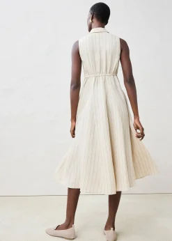 Robe-chemise, 100% lin