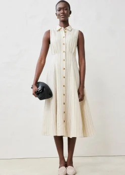 Robe-chemise, 100% lin