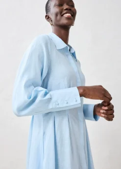 Robe-chemise 100% lin