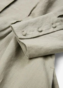 Robe-chemise 100% lin