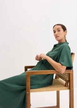 Robe-chemise avec ceinture à nouer