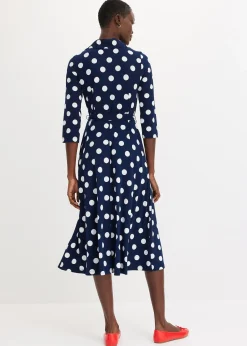 Robe-chemise avec lien à nouer (ens. 2 pces.)