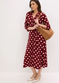 Robe-chemise avec lien à nouer (ens. 2 pces.)