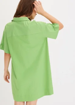 Robe-chemise en coton extensible