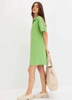 Robe-chemise en coton extensible