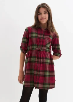Robe-chemise en flanelle