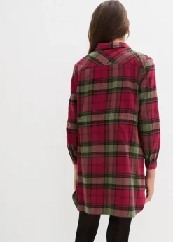 Robe-chemise en flanelle