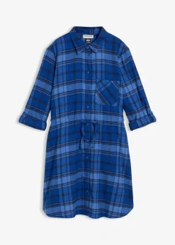 Robe-chemise en flanelle