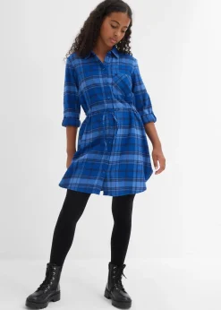 Robe-chemise en flanelle