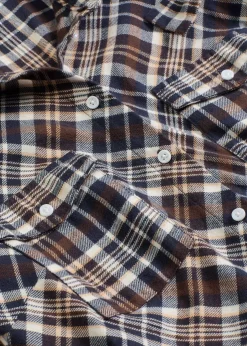 Robe-chemise en flanelle douce