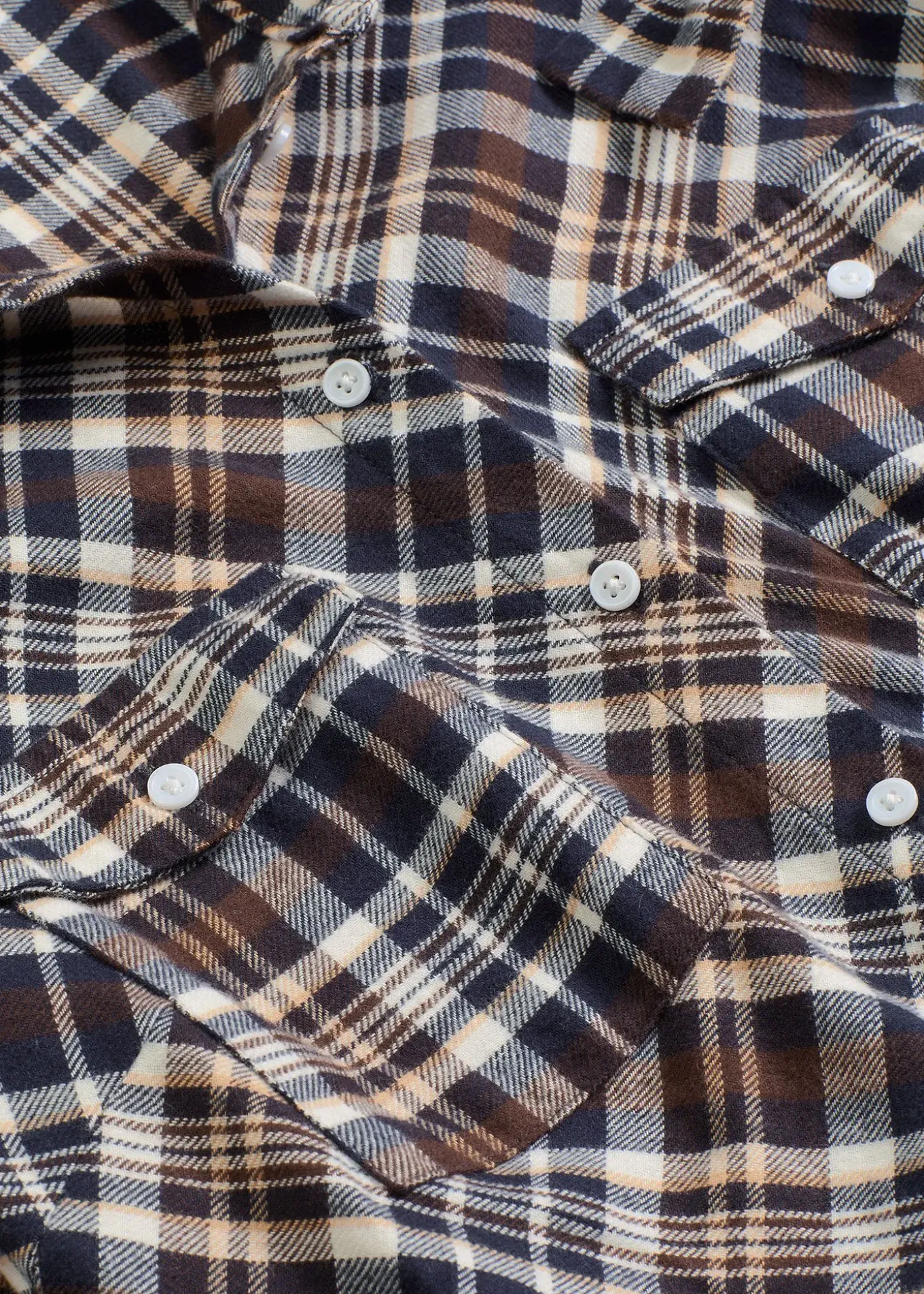 Robe-chemise en flanelle douce