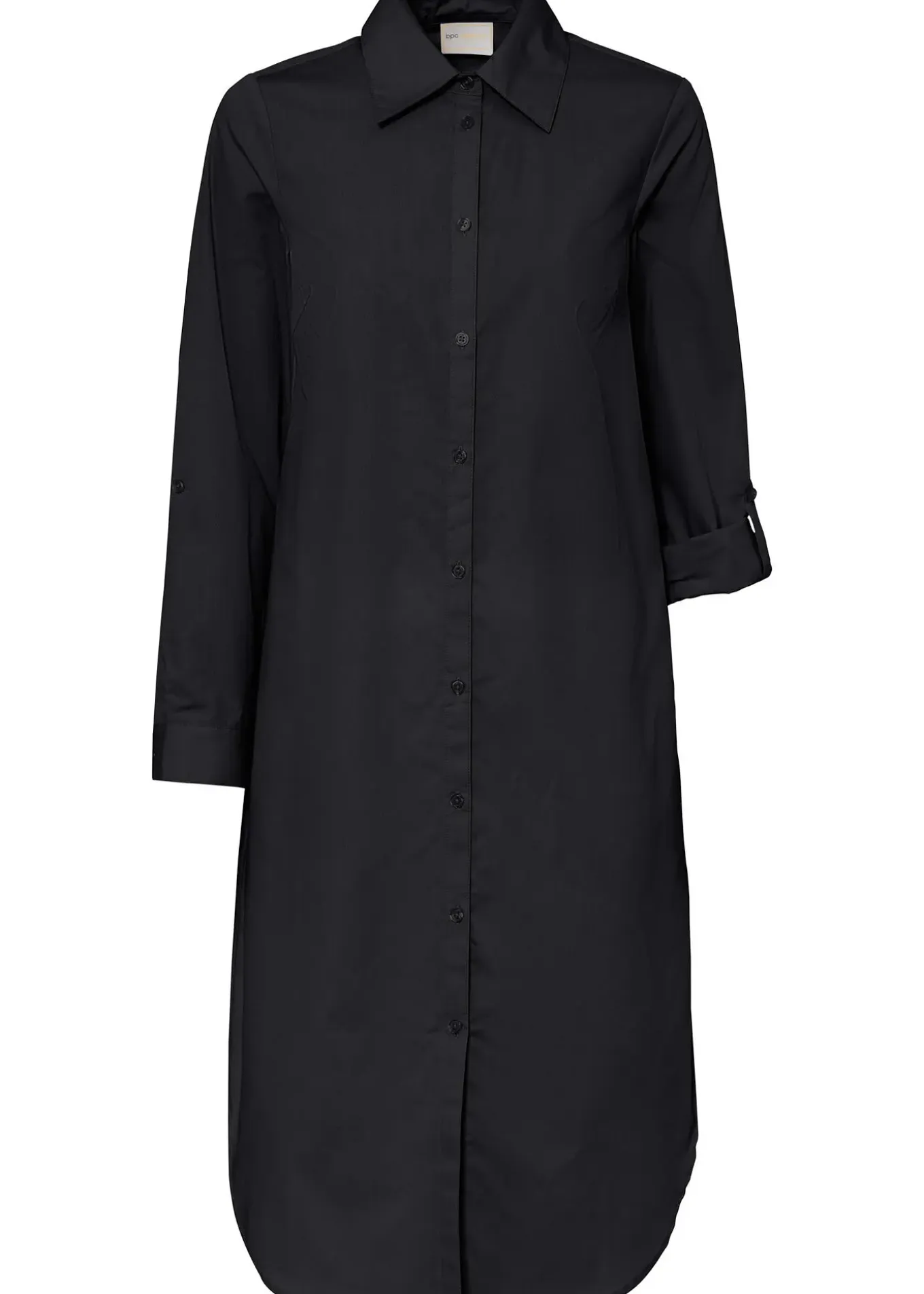 Robe-chemise en popeline de coton