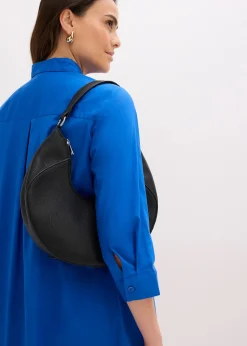 Robe-chemise en popeline solide