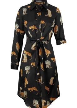 Robe-chemise en satin